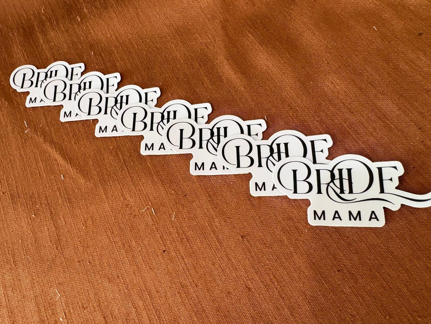 Mom of the Bride sticker