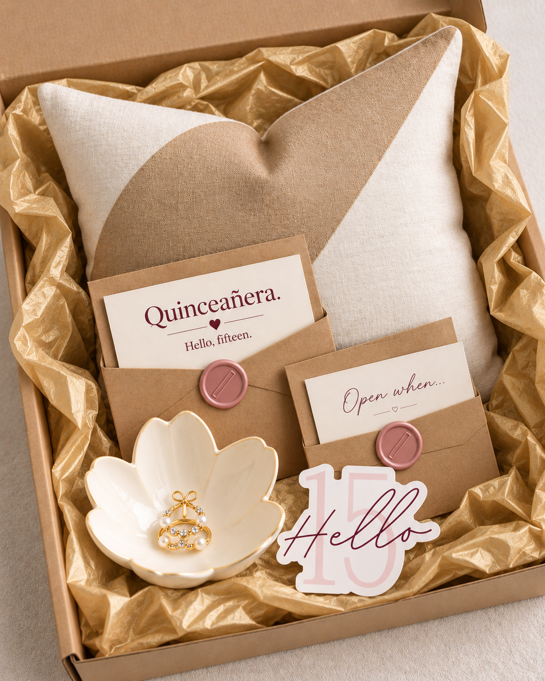 Quinceañera Pillow Pack | 15th Birthday Gift
