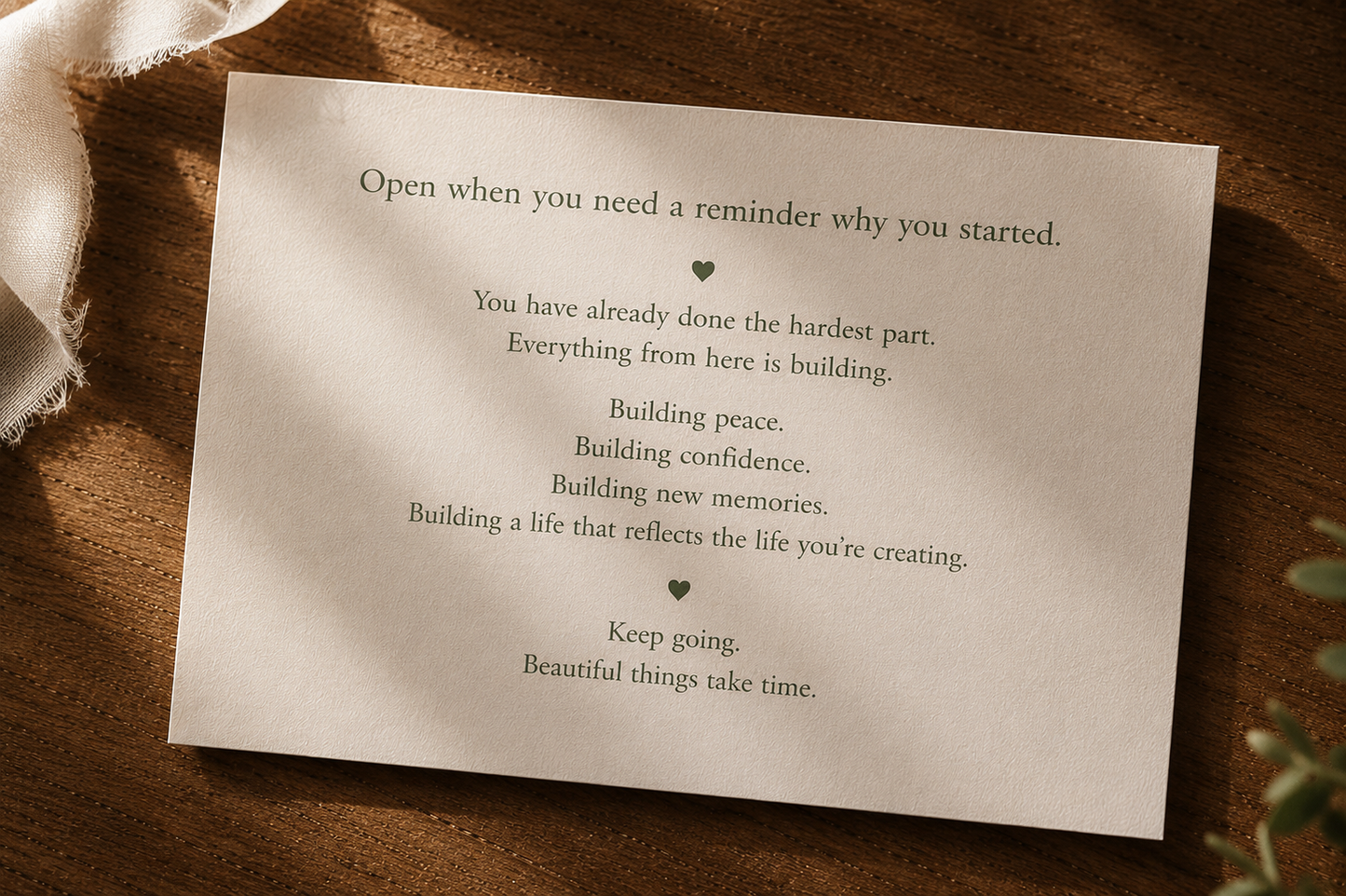 The Fresh Start MINI