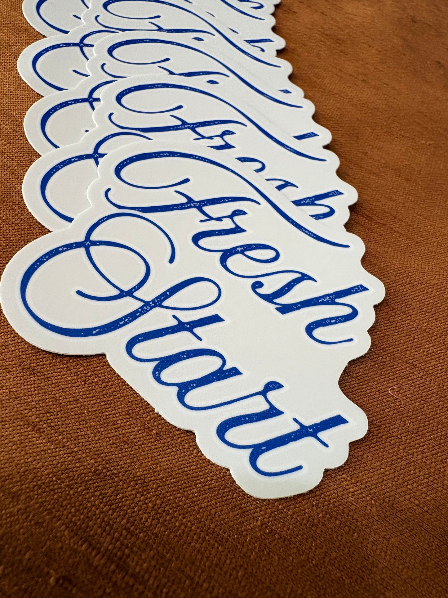 A Fresh Start sticker - New Beginnings collection
